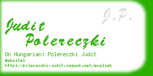 judit polereczki business card